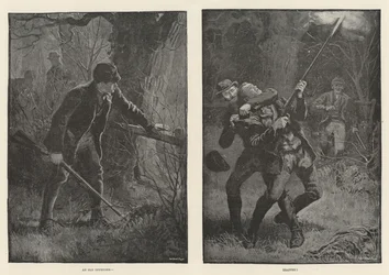 Ein alter Übeltäter, gefangen